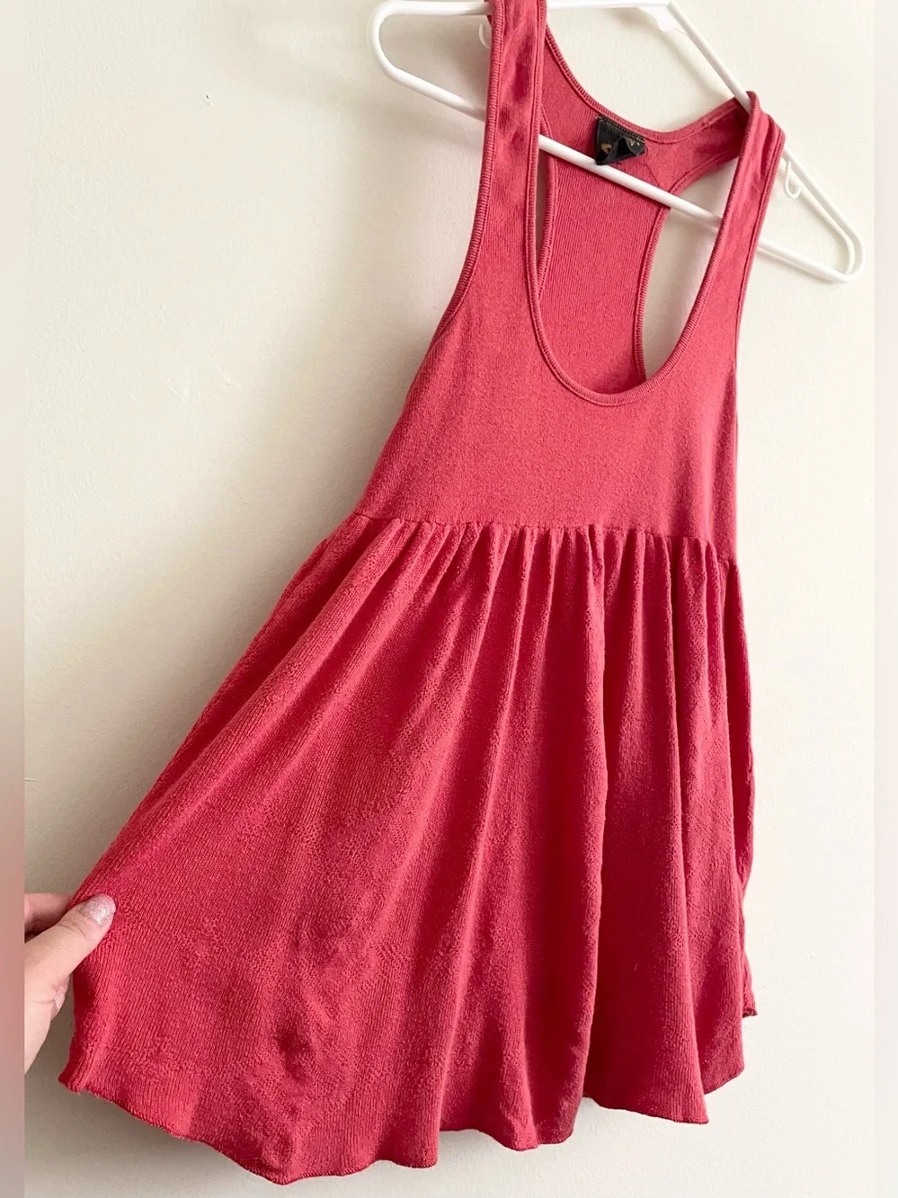 🦊 Vintage Free People Racerback Babydoll Tank 🦊